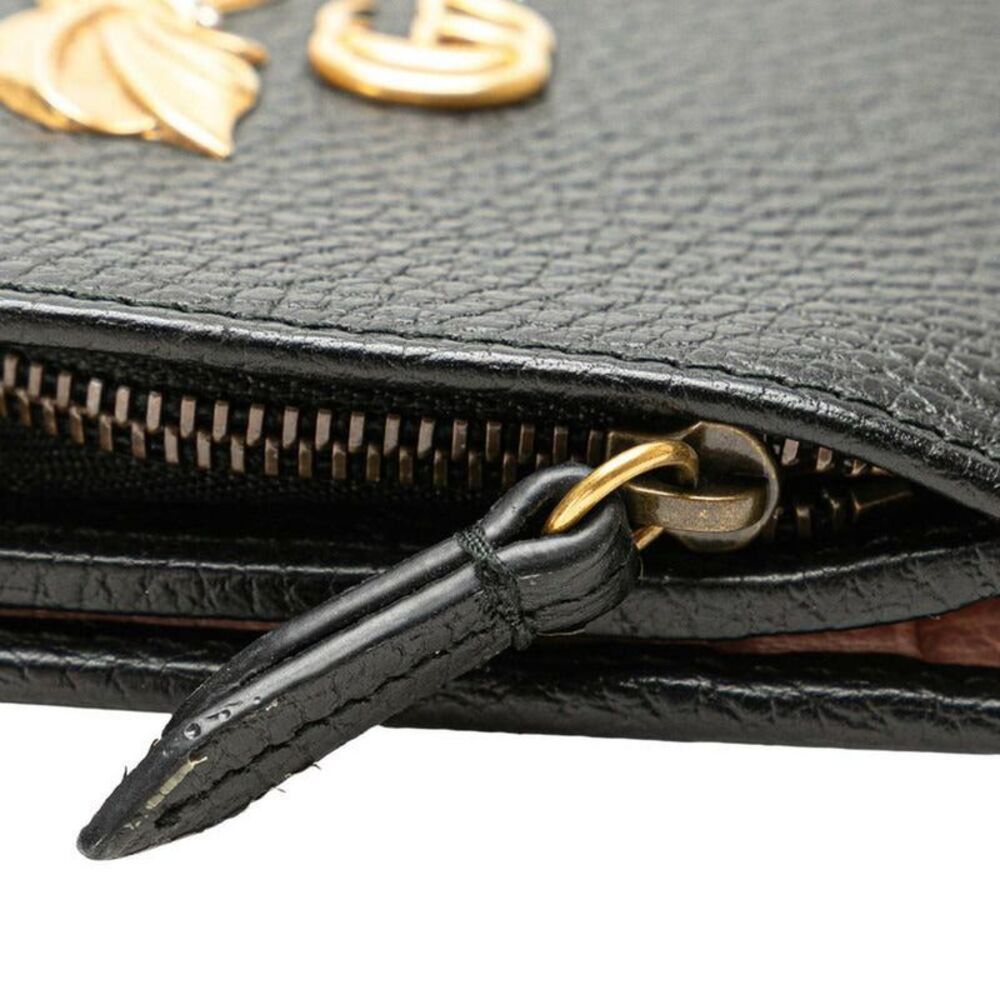 Pre Loved gucci Square Wallet Bow Accent Women black | black Wallets - Picture 6 of 8